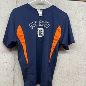 Detroit Kids Navy and Orange T-Shirt